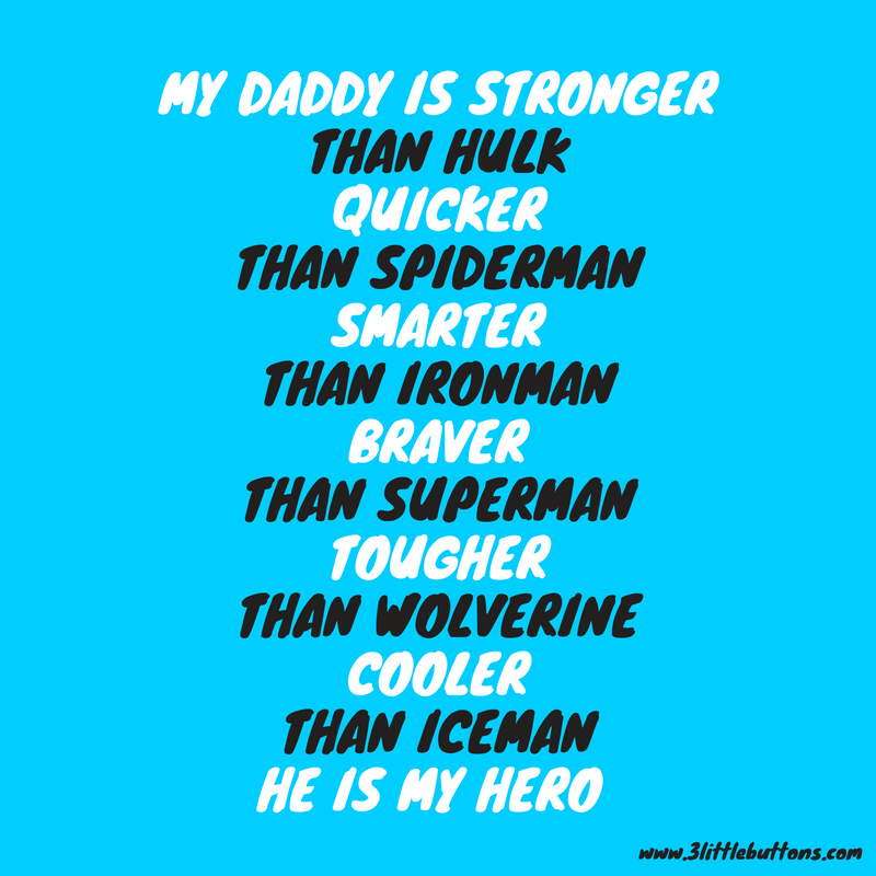7 SuperHero Father’s Day Quotes Dad Superhero Quote