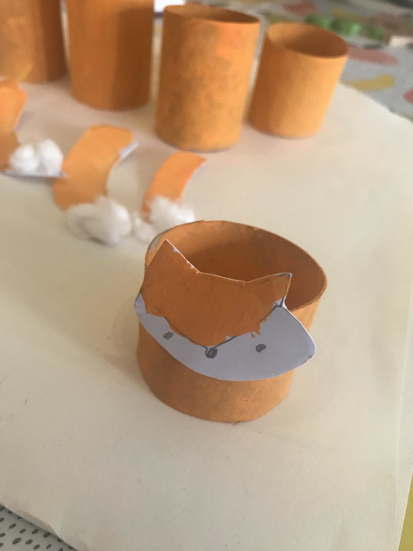How to make a fox family - Autumn crafts for kids